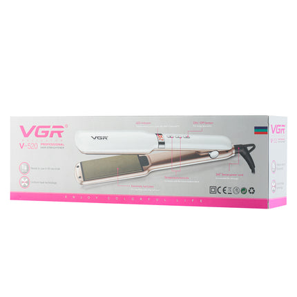 VGR Professional Perm Splint Dormitory Home Straight Hair Curling Convenient Hair Care Adjustable Hair Straightener V-520