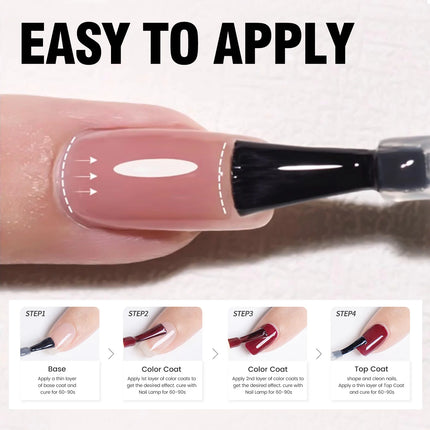 #758 Milky White Venalisa Nail Gel Polish Pearl Color Fall Nails TPO Free Long Wear Diamond Top Soak Off UV LED Gel Nail 7.5ml