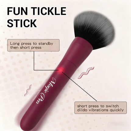 YAFEI Makeup Brush Vibrator for Women Clit Vagina Stimulator Dildo Wand Bullet Vibrator Female Masturbation Massager Sex Toys