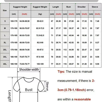 Classic Y2K Gothic Style T-shirt Print Oversized T Shirt High Street Shirts Gothic Round Neck Cotton Tops New Mens Women T Shirt