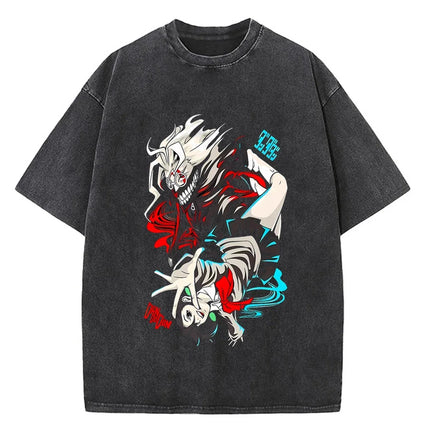 Japanese Anime Dandadan Okarun T-shirt Men T Shirt Cartoon High Quality Cotton Tshirt Aesthetic Fashion Tee Male