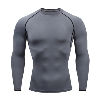 2026 Men Running T shirt Quick Dry Bodybuilding Sport Shirt Long Sleeve Compression Top Fitness Tight Rashgard Gym T-Shirt Men