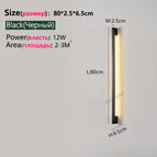 Black  L80cm / Dimmable with remote