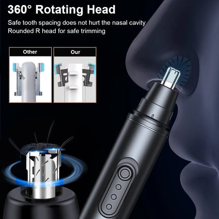 Nose Hair Trimmer Mini Trimmer for Nose Electric Hair Trimmer Nose Portable Hair Clipper Rechargeable Ear and Nose Hair Trimmer
