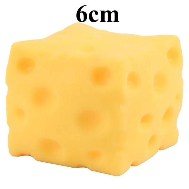 10CM Giant Cheese Squeeze Toy Extra Large Size Cheese Squishy Fidget Toys Slow Rebound Shapeable Venting Ball Adults Fun Gifts