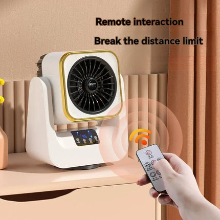 Mini Electric Heater for Home Bedroom Small Portable Warmth Supplement with Tip-Over And Overheat Protection