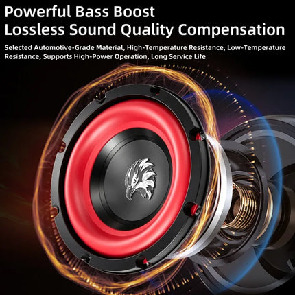 1pcs 8 Inch Car Subwoofer 1200W HiFi Stereo Mid Bass Car Speakers High Sensitivity Multimedia Music Home Theater Car Audio 4 Ohm