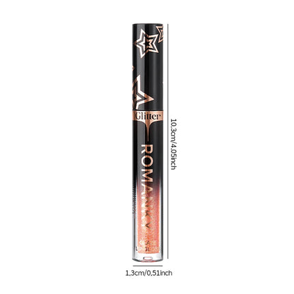 1Pc Lip Gloss Pearlescent particles shimmer Suitable for party, stage, Valentine's Day gift, daily wear