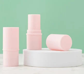 Wholesale 6g Cylinder Solid Deodorants Tube Green/Pink/Purple Lip Balm Container Empty Lipstick Bottle Cleansing Mask Stick
