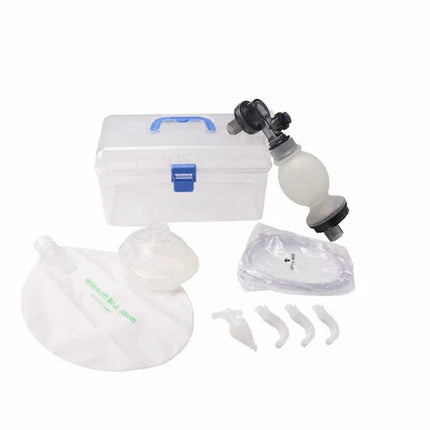 Califed Silicone Simple Respirator Adult/Child/Infant First Aid Manual Resuscitator Emergency Self-help Portable Rescue Tools