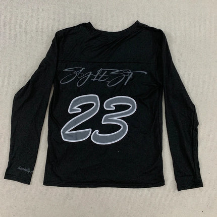 Streetwear Harajuku Hip Hop Letter Printing Round Neck Oversized T-shirt 2000s Simple Fashion Autumn Long Sleeves Rock Women Top