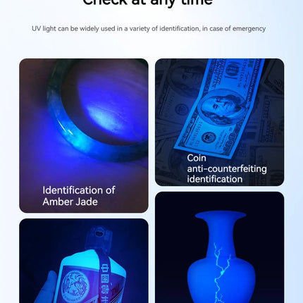 PHILIPS NEW SFL1121 EDC Flashlight LED Rechargeable Mini EDC Keychain Flashlights Camping Lamp For Hiking Self Defense