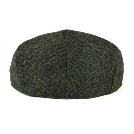VOBOOM Wool Tweed Herringbone Irish Cap Men Women Beret Cabbie Driver Hat Newsboy Caps Golf Ivy Flat Hats Green Navy Black