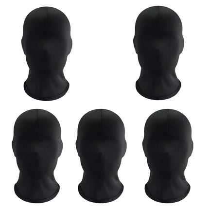 Non Hole Full Face Mask All-round Protection Wind-Protection Balaclava Hat Breathable High Elasticity Headgear for Men and Women