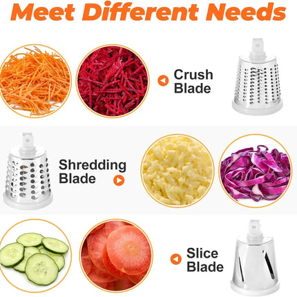 Multi-Purpose Rotary Graters Kitchen Mandoline Vegetable Slicer Cheese Slicer Shredder Potato Grinder For Nut Onion Carrot YY002