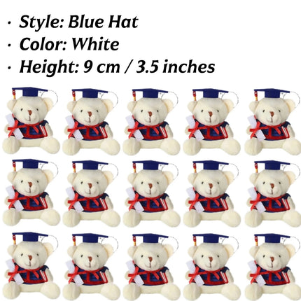 Graduation Bear Plush Gift Bulk 2026 Bear Stuffed Animal with Cards Graduation Cap Class of 2026 Presents for Kindergarten Eleme