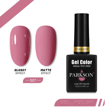 Parkson 12ml Nail Gel Polish TPO HEMA Free Glitter Semi Permanent Soak Off UV LED Long Wear Ultra Diamond Top Coat Varnish
