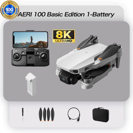 Aeri100 Drone Professional HD Camera WIFI FPV UAV VR Glasses Remote Control Fold Aerial Photography Quadcopter Airplane Toys New