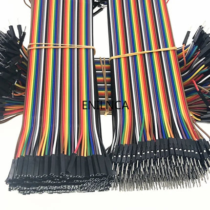 Dupont Line 10CM 20CM 30CM 40Pin Male to Male + Male to Female and Female to Female Jumper Wire Dupont Cable for Arduino DIY KIT