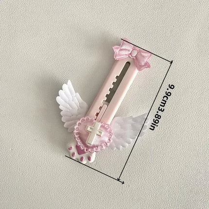 Cute Plastic Cat Paw Box Cutter Cartoon School Office Supplies Cat Box Paper Cutter Retractable Box Opener School Supplies