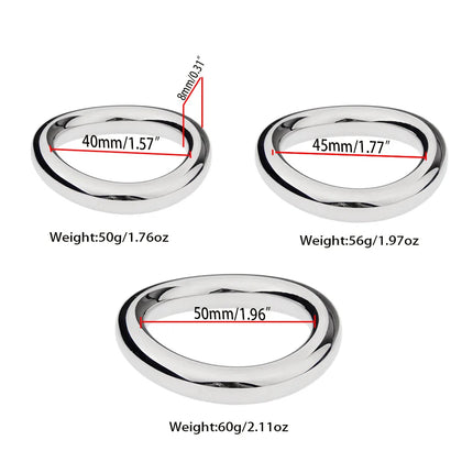 Metal Penis Ring Sex Toys For Men Sexual Penis Lock Delay Ejaculation Cock Ring Stretcher Erection Adults 18 Penician Rings