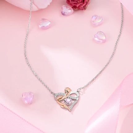 925 Sterling Silver Necklace Dreamcatcher Painting Plate Butterfly Necklace Fit Original Charms Fine Jewelry DIY Women Fashion