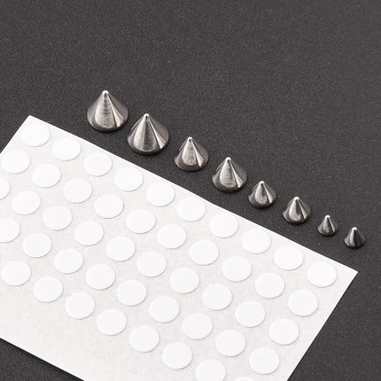 Fake Piercing Stud Set Fake Nose Ring Stud with Sticker Pack Fake Eyebrow Lips Piercing Non Piercied Earring Stud Body Jewelry