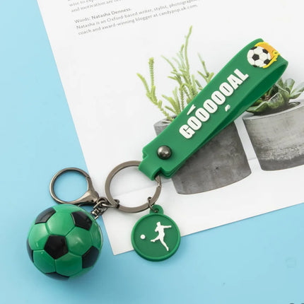 2026 New World Flag Football Keychain Country Soccer Club Fans Keyring Car Key Chains Souvenir Bag Pendant Accessories Gifts