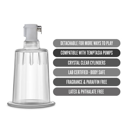 Female Sucker Cup Accessories Vacuum Pump Clitoris Stimulator Pumps Nipple Clit Stimulator Orgasm Massage Breast Enlargement Cup
