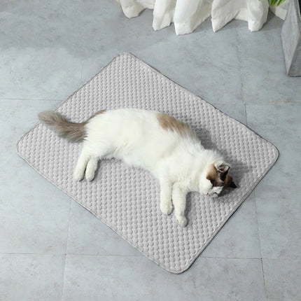 Cat Cooling Mat Summer Pet Dog Cold Ics Nest Breathable Bed For Small Dogs Pet Accessories Cat Durable Blanket Sofa Cat Ice Pad
