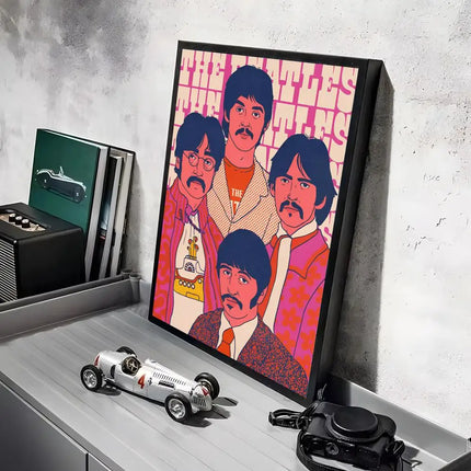 Band The B-Beatles Poster Stickers HD Waterproof Painting Wall Art for Bedroom Living Room Home Decor Decoration Gift