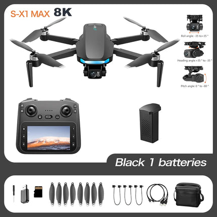 Lenovo  Drone GPS RC 8K Professional HD Aerial Photography Laser obstacle avoidance Aircraft Quadcopter Three-axis gimbal Dron