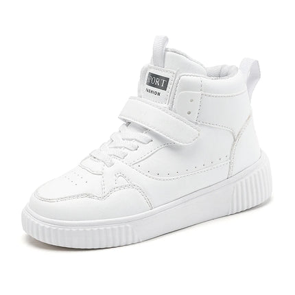 autumn boys sneaker high top children shoes luxury leather basketball shoes kids PU tennis sports shoes for boy size 28-39