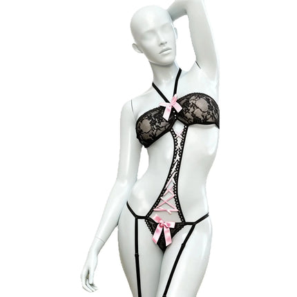 Thierry couple flirting erotic transparent female sex products,sex toys thongs connected bra for women enhance sexual atmosphere
