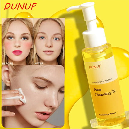 100ML Cleansing Oil with Plant Extracts Deep Pore Cleansing Moisturizes Reduces Blackheads Makeup Remover for Face Skin Care