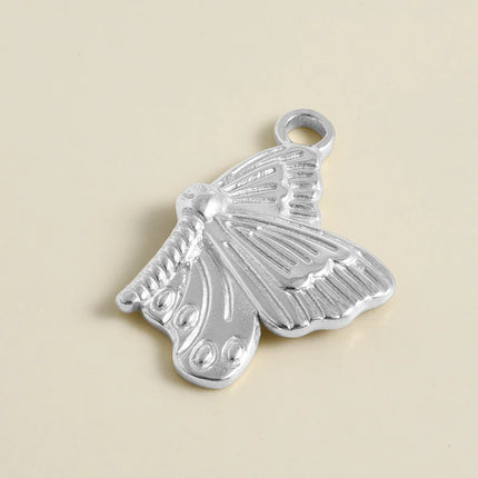 5pcs Kawaii Charm Flower Star Crab Stainless Steel Pendants For Jewelry Making Supplies Assorted Mini Charms In Bulk DIY Finding