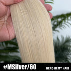 MSilver-60 / 35%-45% / 22 inches 55cm 50g|12 Months+