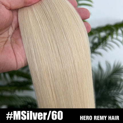 Hero Remy Hair Genius Weft Real Remy Human Hair Extensions Natural Straight Flex Hair Weaves Invisible Weft Hair 16-24 inch 50g