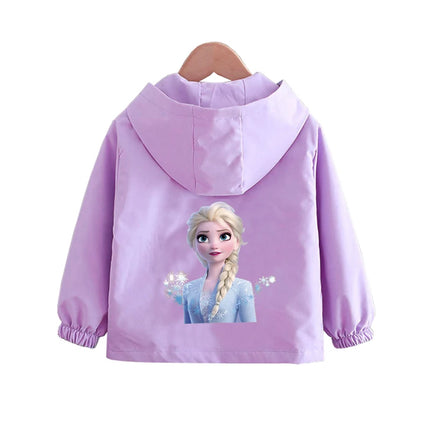 Children's Mickey Hooded Jacket 1-10 Years Autumn Boy's Windbreaker Zipper Hoodie Baby Boys Birthday Present Jacket Cosplay Coat