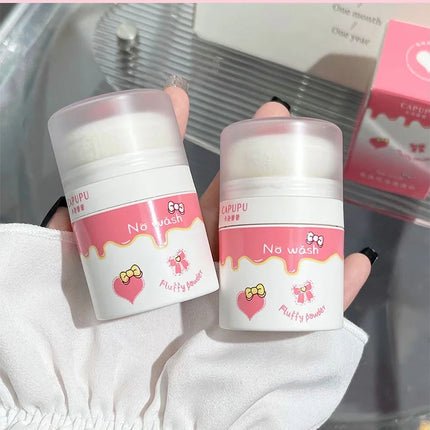 Hair mark powder cosmetic filling reissue artifact fluffy powder lazy powder powder control oil non-washing powder girl