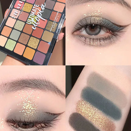 Shimmer Eyeshadow Palette 40 Colors Eye Shadows Matte Glitter Pigment Eye Shadows Wterproof Korean Eye Makeup Palette Cosmetics