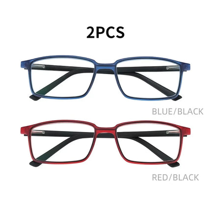 ZENOTTIC Fashion Rectangle Prescription Glasses Men Myopia Eyewear Fashion Women Hyperopia/Progressive Optical Eyeglasses