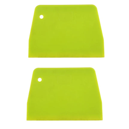 2 PCS Baking Tool Plastic Scraper DIY Pastry Cream Spatula Trapezoidal Dough Cutting Knife Cake Divider Kitchen Accessories