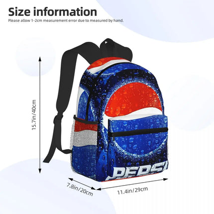 Thinking Bout You Pepsi Max  Backpack Daypack Large Capacity Boys Girls BookBag School Bag Shoulder Bags for Men Women