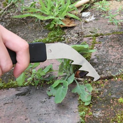 Garden Grass Rake Weeding Knife Convenient Weeding Sickle Household Manual Weeding Tool Stainless Steel