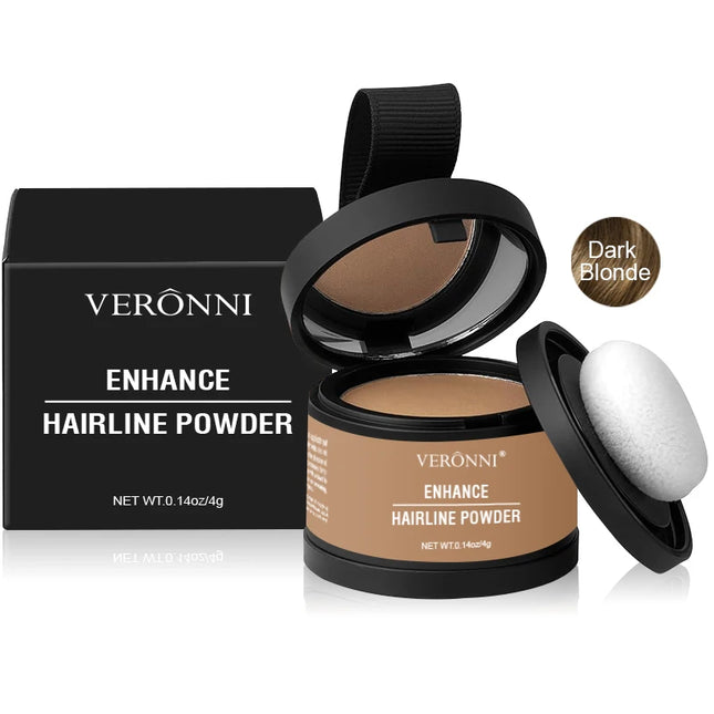 Hair Line Powder 4g Black Root Cover Up Natural Instant Waterproof Hairline Shadow Powder Hair Concealer Coverage 14 colors