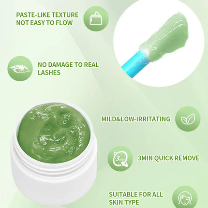 15ml Eyelash Glue Remover CreamTransparent Professional Quick Unload Adhesive Zero Stimulation Remover Cream Makeup Tools