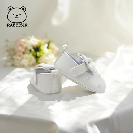 Baby girl toddler shoes baby embroidery love style baby's first pair of step shoes breathable non-slip fashion