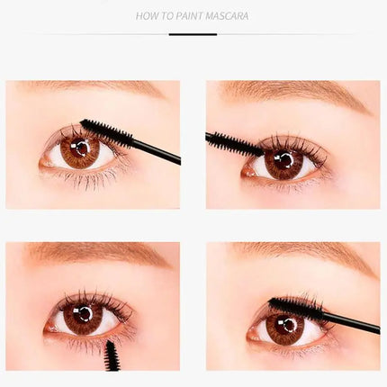 Eyelash Mascara Makeup Kit Long Lasting Mascara Cosmetic Make Waterproof Eye Black Up Professional Natural