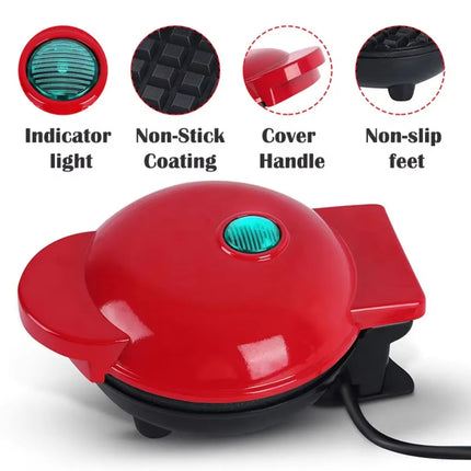 Electric Mini Waffles Maker Machine Kitchen Cooking Appliance for Kids Breakfast Dessert Pot Small Fried Eggs Cake Oven